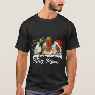Merry Pigmas Funny Julgran Julafton light Guine T Shirt