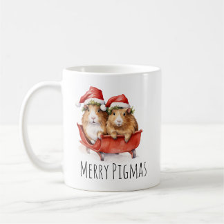 Merry Pigmas jul-Guineas Gris-kaffe Kaffemugg