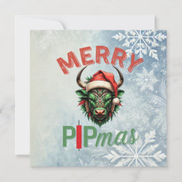 Merry PIPmas Trading Bull Christmas Design – Funny
