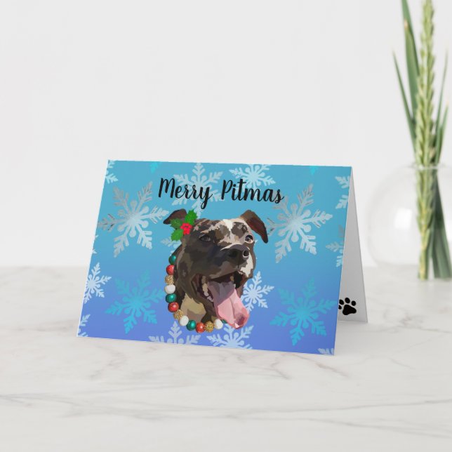 Merry Pitmas Helgkort (Framsida)