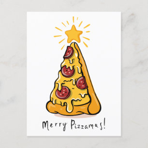 Merry Pizzamas - en fin bit av glädje! Helg Vykort
