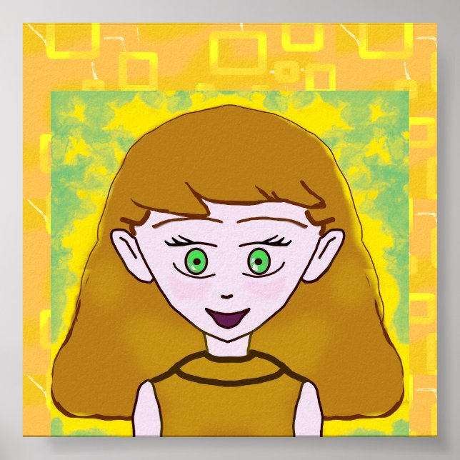 Merry Popcorn Anime Poster (Framsidan)