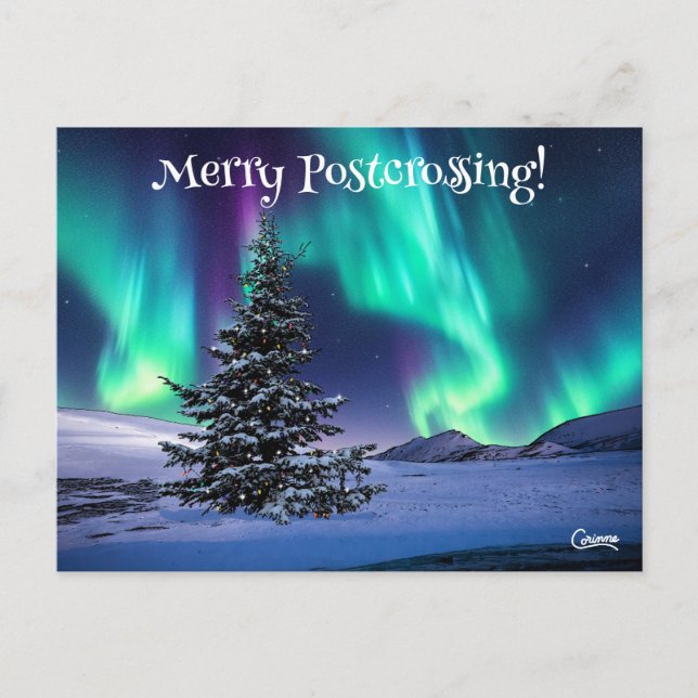 Merry Postcross - vykort (Framsida)