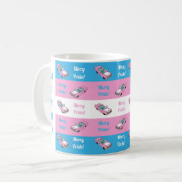 Merry Pride Santa Car Kaffemugg