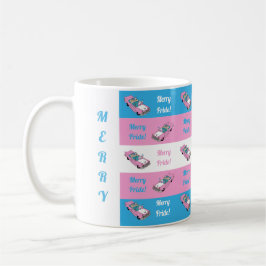 Merry Pride Santa Car Kaffemugg