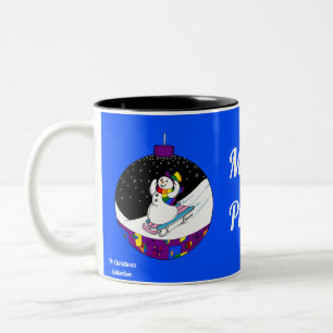 Merry Pride Snögubbe Två-Tonad Mugg