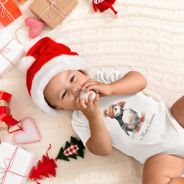 Merry Puffin, anpassningsbar T Shirt (Skapare uppladdad)