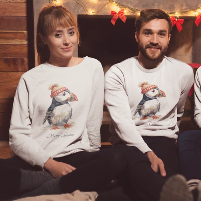 Merry Puffin, anpassningsbar T Shirt (Skapare uppladdad)