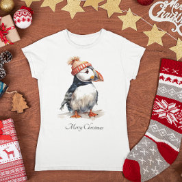 Merry Puffin, anpassningsbar T Shirt