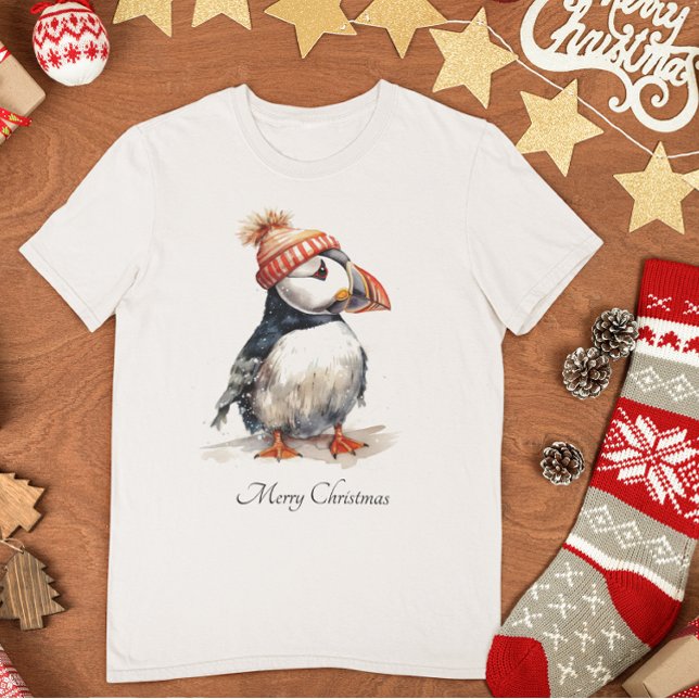 Merry Puffin, anpassningsbar T Shirt (Skapare uppladdad)