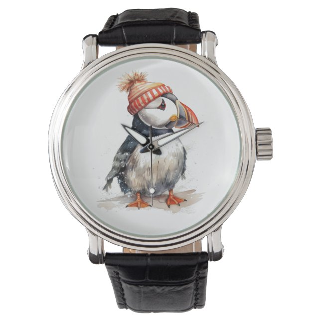 Merry Puffin Armbandsur (Framsida)