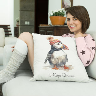 Merry Puffin Kudde