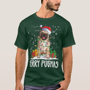 MERRY PUGMAS 2022 JULAFTON PUG CHRISTMAS PARTY PUG T SHIRT