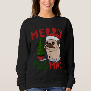 Merry Pugmas Cute jul Pug Classic T-Shirt 5