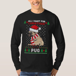 Merry Pugmas Julafton Ugly God Jul Santa Santa Pug T Shirt