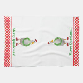 Merry Quackmas Anka Kitchen Towels Kökshandduk