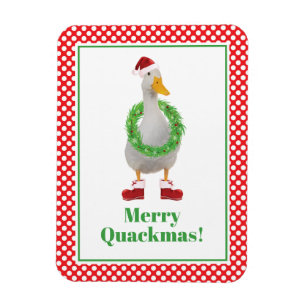 Merry Quackmas jul Magnet
