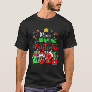Merry Quarantine jul 2021 Reindeer Matching T Shirt