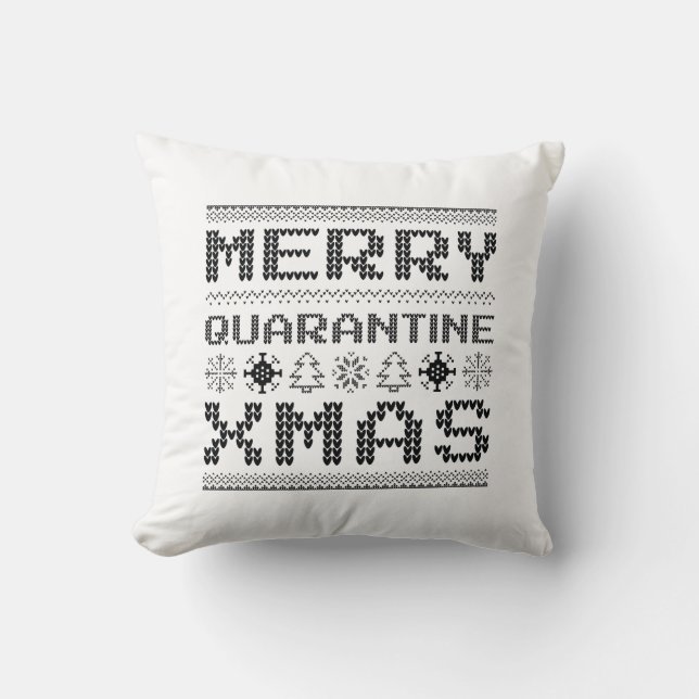 Merry Quarantine Julafton Kudde (Framsida)