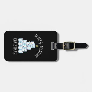 Merry Quarantine Julgran Toilet Papper Bagagebricka