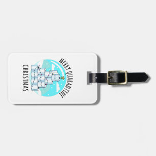 Merry Quarantine Julgran Toilet Papper Bagagebricka