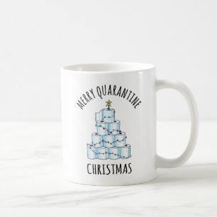 Merry Quarantine Julgran Toilet Papper Kaffemugg