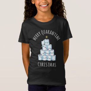 Merry Quarantine Julgran Toilet Papper T Shirt