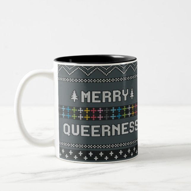 Merry Queerness Två-Tonad Mugg (Vänster)