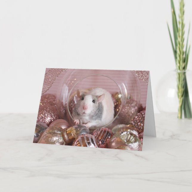 Merry Ratmas Helgkort (Framsida)