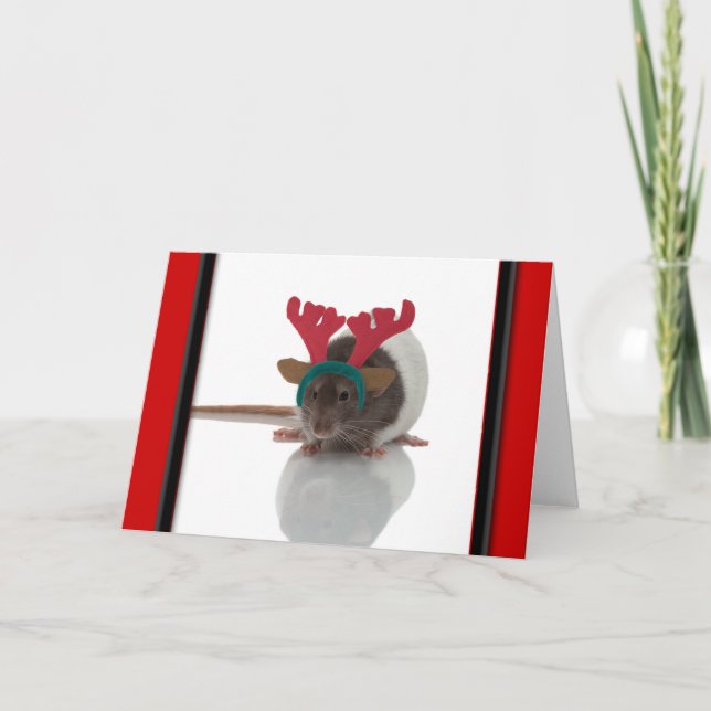 Merry Ratmas Helgkort (Framsida)
