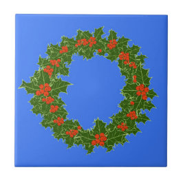 Merry Red Berry & Holly Wandeand till jul Kakelplatta