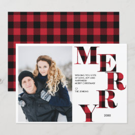 Merry | Red Buffalo Play Photo Helgdag Inbjudningar