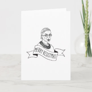 "Merry Resistmas"-Helgdagskort - RBG Helgkort