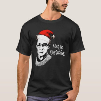 Merry Resistmas Shirt RBG Ruth Bader Ginsburg Chri T