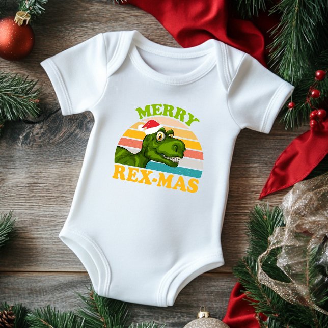 Merry Rex-mas jul Dinosaur Cute Dino T Shirt (Skapare uppladdad)