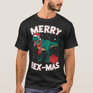 Merry Rex-Mas-jul T Shirt