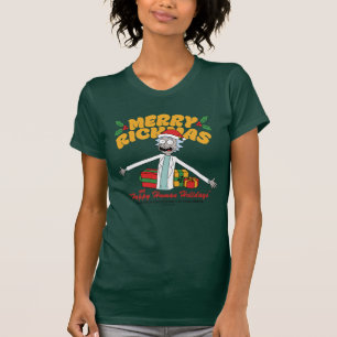 Merry Rickmas och Lycklig Human Helgdagars T Shirt