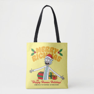 Merry Rickmas och Lycklig Human Helgdagars Tygkasse