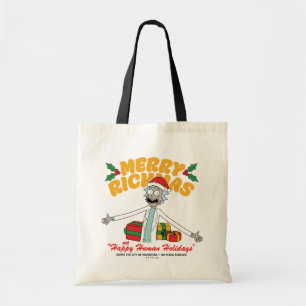 Merry Rickmas och Lycklig Human Helgdagars Tygkasse