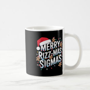 Merry Rizz Mas Sigmas Funny Alpha jultomten Kaffemugg