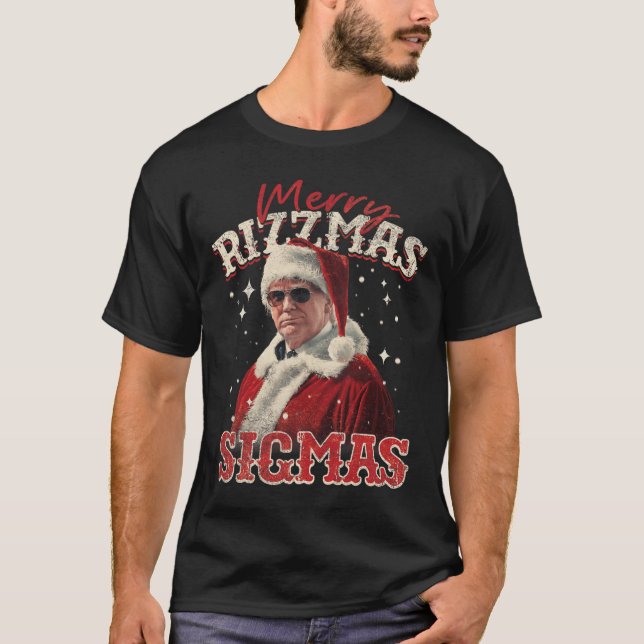 Merry Rizz Mas Sigmas - Gen Alpha Mitten School Tr T Shirt (Framsida)