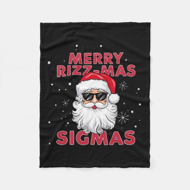 Merry Rizz Mas Sigmas juljul Fleecefilt (Framsidan)