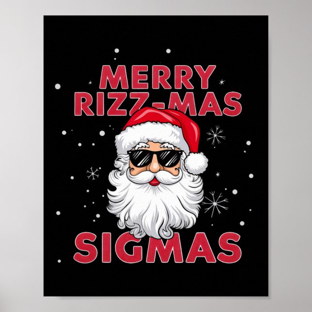 Merry Rizz Mas Sigmas juljul Poster (Framsidan)