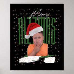 Merry Rizzler jul Helgdag Rizzler Tonåring Boys Poster