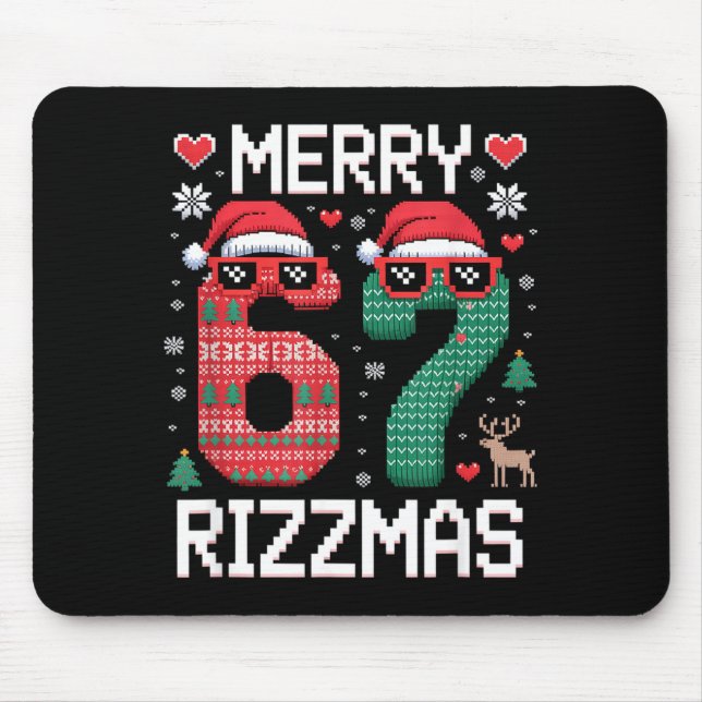 Merry Rizzmas 67 Knitted Sweater Sungles Funny  Musmatta (Framsidan)