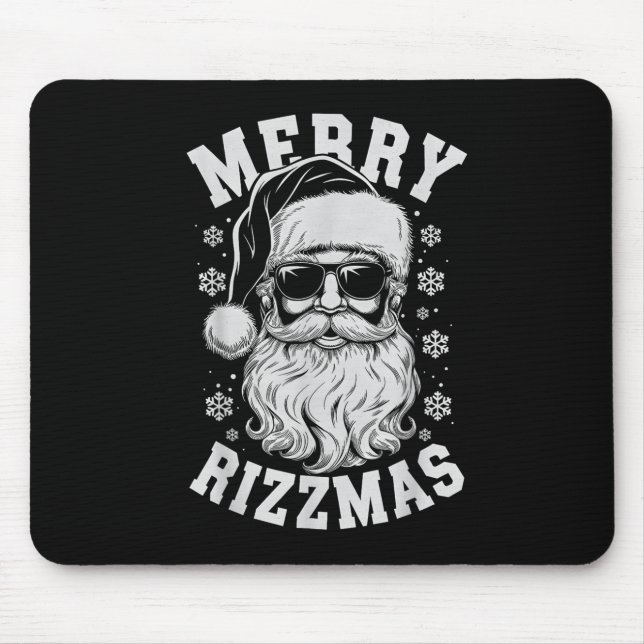 Merry Rizzmas Funny Christmas Santa Claus Happy Ch Musmatta (Framsidan)