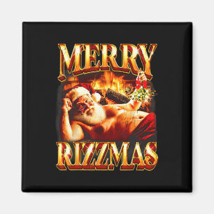 Merry Rizzmas Kids Tonåringar School Funny Jul Sa Magnet