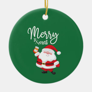 Merry Rx-mas Julgransprydnad Keramik