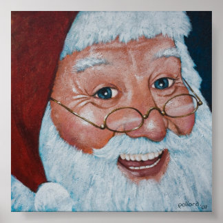 Merry Santa Poster