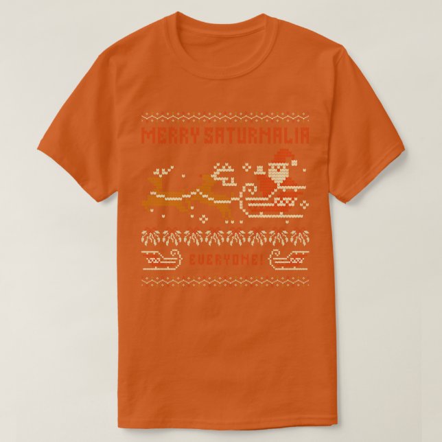 Merry Saturnalia Alla T Shirt (Design framsida)